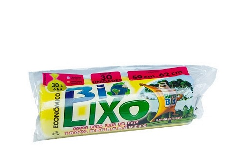 SACO LIXO BIO LIXO ROLO 30LTSC/30UN