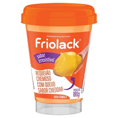 REQUEIJAO FRIOLACK CHEDDAR 180GR
