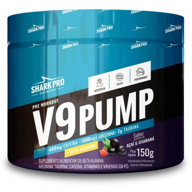 PRE TREINO SHARK PRO V9 PUMP ACA GUAR150