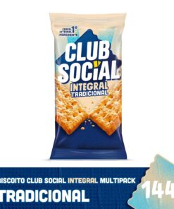 BISCOITO CLUB SOCIAL INTEGRAL 144GR
